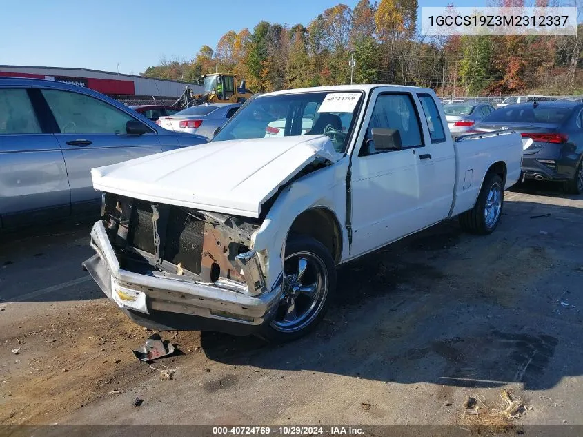 1991 Chevrolet S Truck S10 VIN: 1GCCS19Z3M2312337 Lot: 40724769