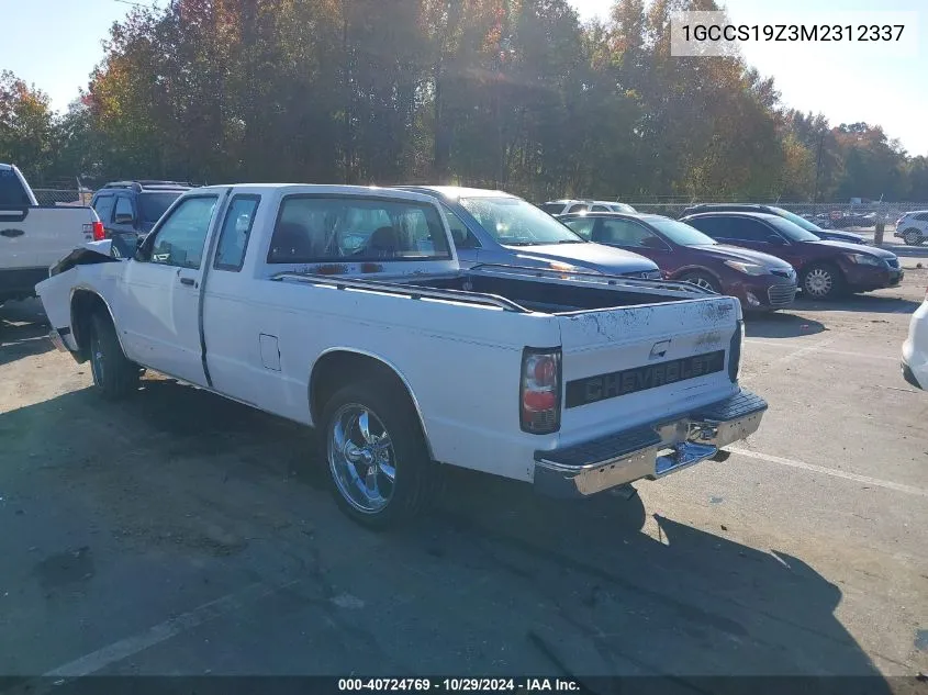 1991 Chevrolet S Truck S10 VIN: 1GCCS19Z3M2312337 Lot: 40724769