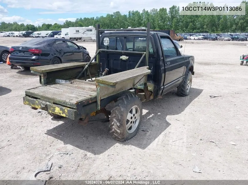 1GCCT14W3P0113086 1993 Chevrolet S Truck S10