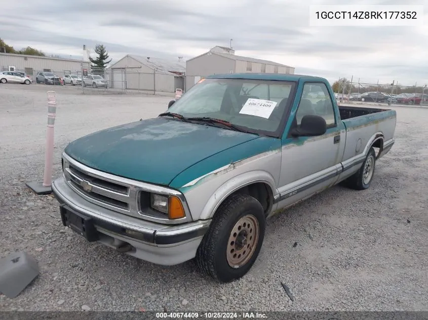 1994 Chevrolet S Truck S10 VIN: 1GCCT14Z8RK177352 Lot: 40674409