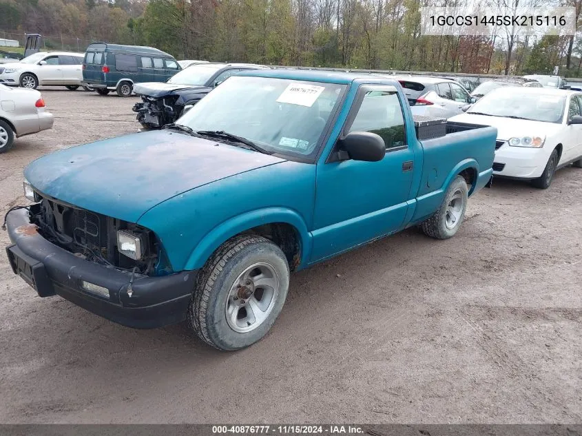 1GCCS1445SK215116 1995 Chevrolet S Truck S10