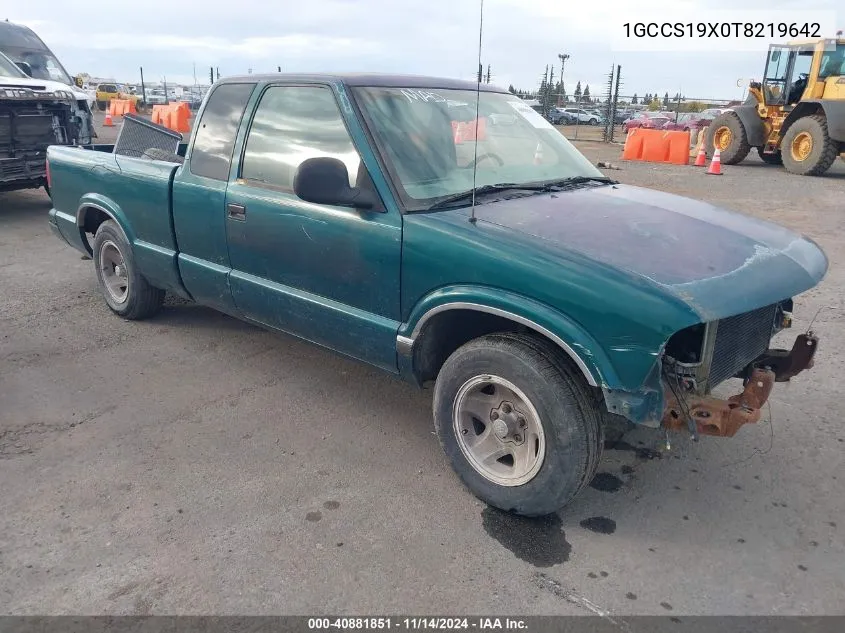 1996 Chevrolet S Truck S10 VIN: 1GCCS19X0T8219642 Lot: 40881851