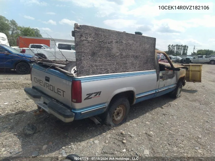 1997 Chevrolet C/K 1500 VIN: 1GCEK14R0VZ182106 Lot: 12047776