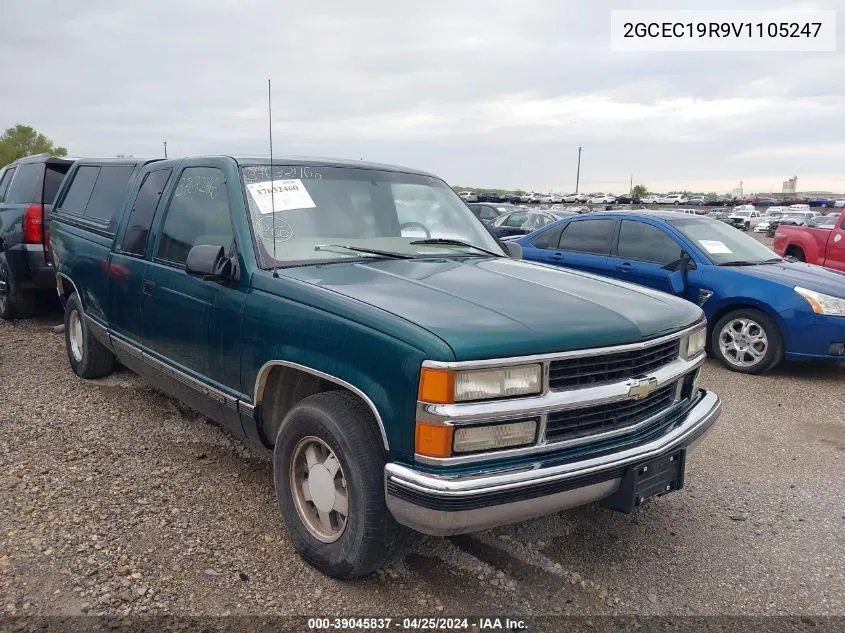 1997 Chevrolet C/K 1500 Silverado Fleetside VIN: 2GCEC19R9V1105247 Lot: 39045837