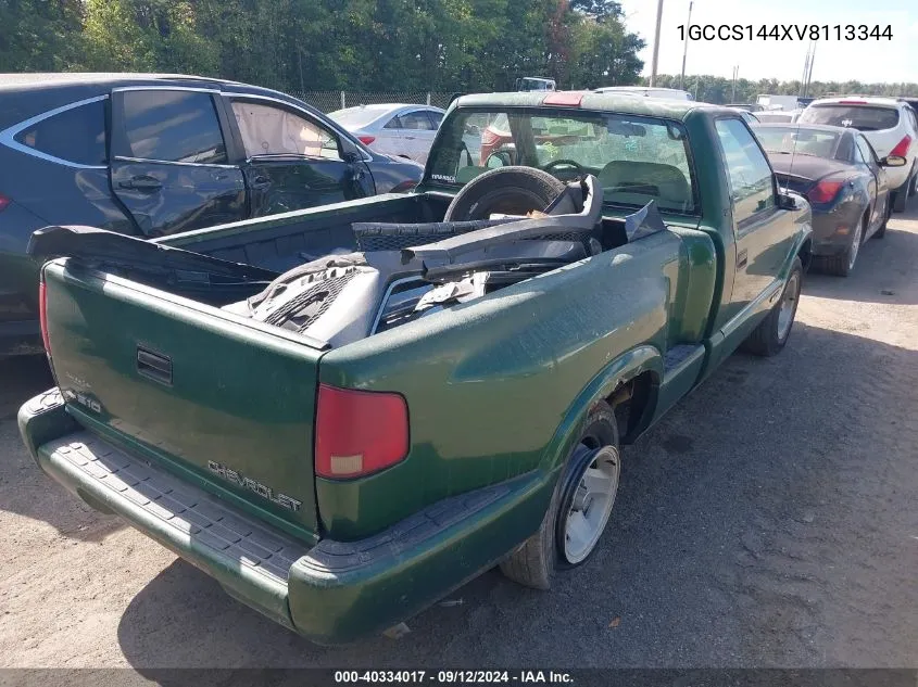 1GCCS144XV8113344 1997 Chevrolet S-10 Ls