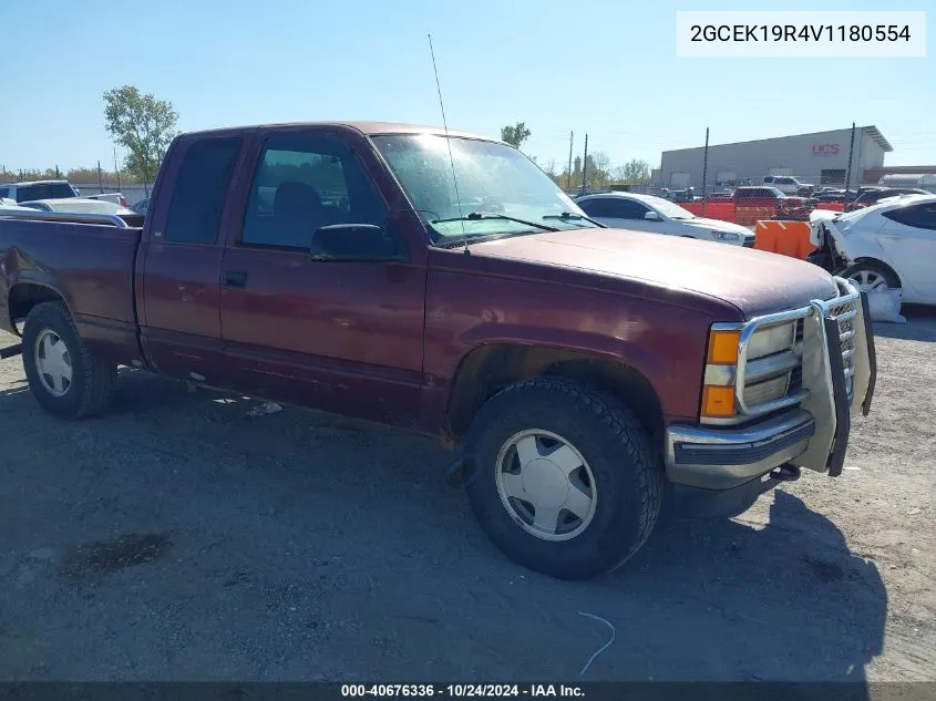 1997 Chevrolet K1500 Fleetside VIN: 2GCEK19R4V1180554 Lot: 40676336