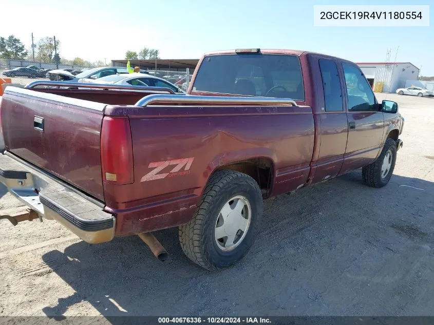 1997 Chevrolet K1500 Fleetside VIN: 2GCEK19R4V1180554 Lot: 40676336