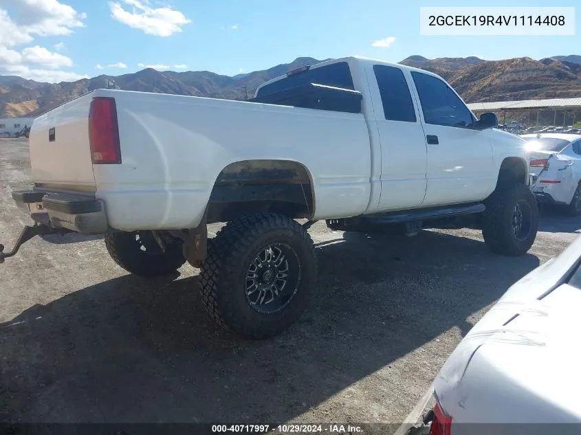 1997 Chevrolet K1500 Fleetside VIN: 2GCEK19R4V1114408 Lot: 40717997