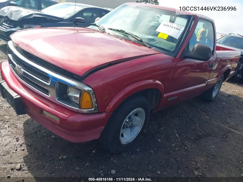 1997 Chevrolet S-10 Ls Fleetside VIN: 1GCCS1446VK236996 Lot: 40816188