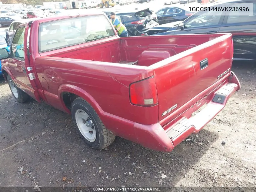 1997 Chevrolet S-10 Ls Fleetside VIN: 1GCCS1446VK236996 Lot: 40816188