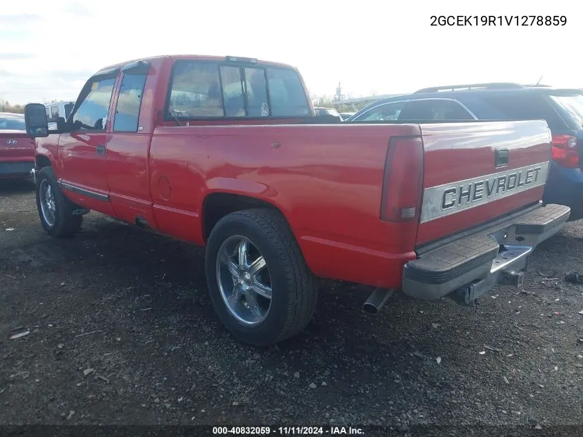 1997 Chevrolet C/K 1500 VIN: 2GCEK19R1V1278859 Lot: 40832059