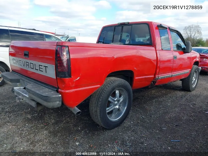 1997 Chevrolet C/K 1500 VIN: 2GCEK19R1V1278859 Lot: 40832059