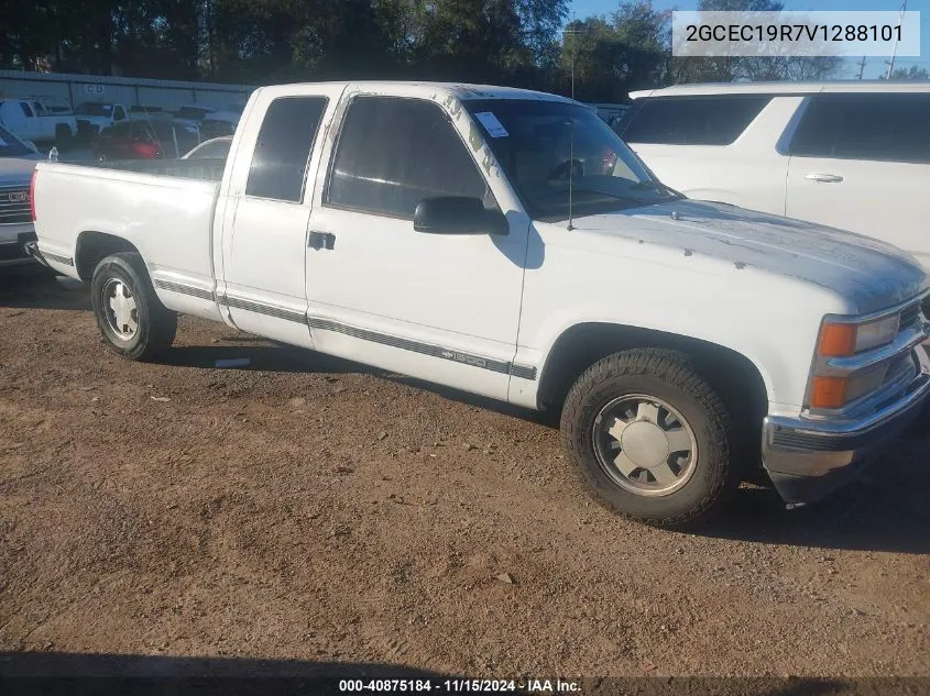 1997 Chevrolet C/K 1500 Silverado Fleetside VIN: 2GCEC19R7V1288101 Lot: 40875184