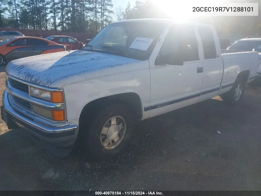 1997 Chevrolet C/K 1500 Silverado Fleetside VIN: 2GCEC19R7V1288101 Lot: 40875184