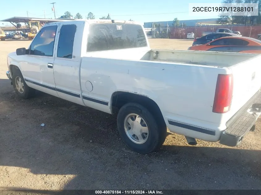 1997 Chevrolet C/K 1500 Silverado Fleetside VIN: 2GCEC19R7V1288101 Lot: 40875184