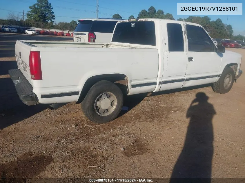 1997 Chevrolet C/K 1500 Silverado Fleetside VIN: 2GCEC19R7V1288101 Lot: 40875184