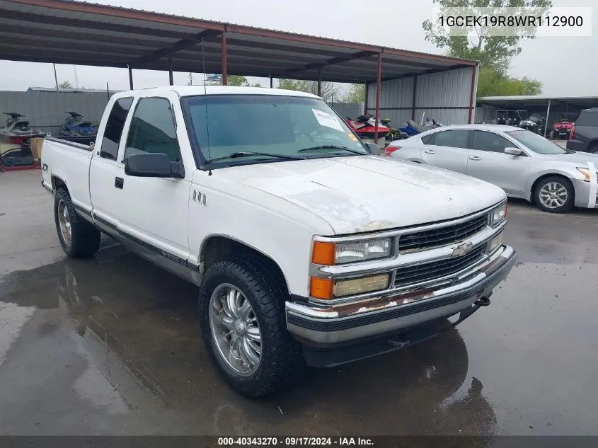 1998 Chevrolet K1500 Fleetside VIN: 1GCEK19R8WR112900 Lot: 40343270