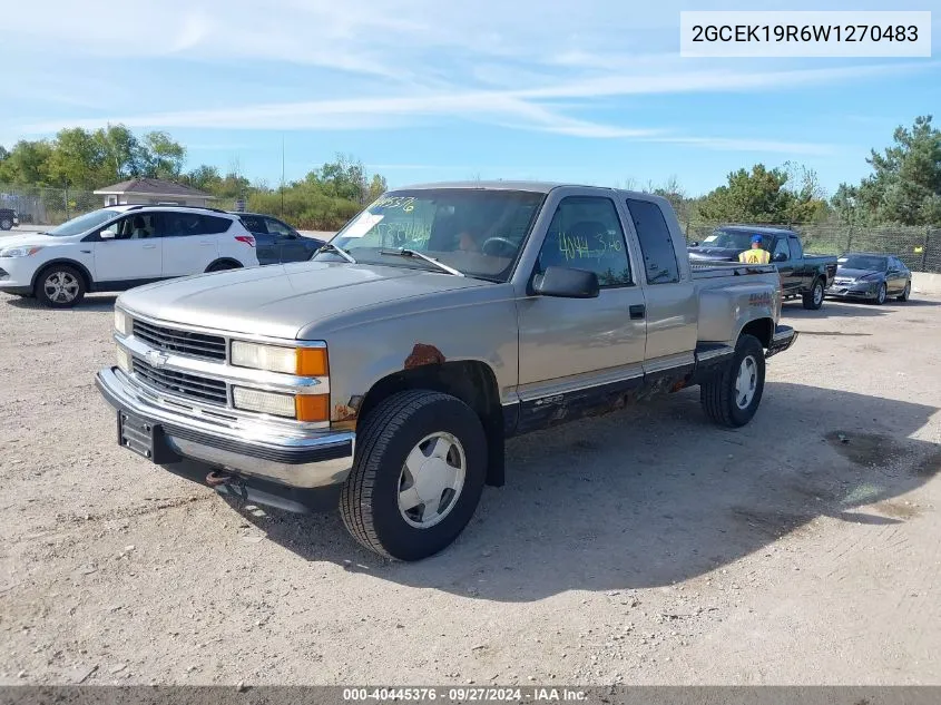 1998 Chevrolet K1500 Sportside VIN: 2GCEK19R6W1270483 Lot: 40445376