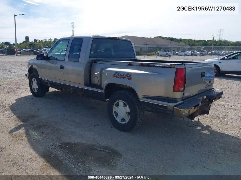 1998 Chevrolet K1500 Sportside VIN: 2GCEK19R6W1270483 Lot: 40445376