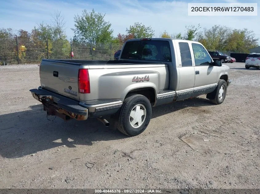 1998 Chevrolet K1500 Sportside VIN: 2GCEK19R6W1270483 Lot: 40445376