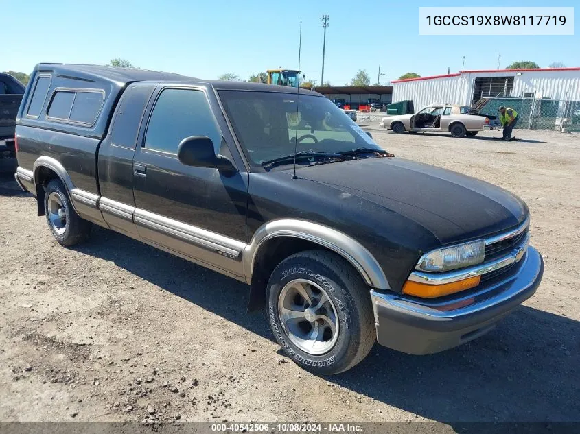 1GCCS19X8W8117719 1998 Chevrolet S-10 Ls Fleetside