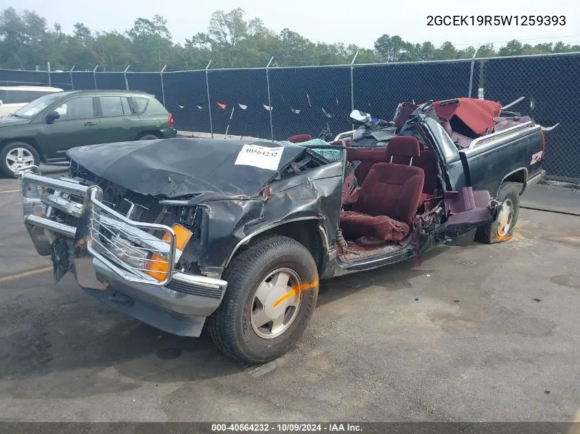 1998 Chevrolet K1500 Fleetside VIN: 2GCEK19R5W1259393 Lot: 40564232