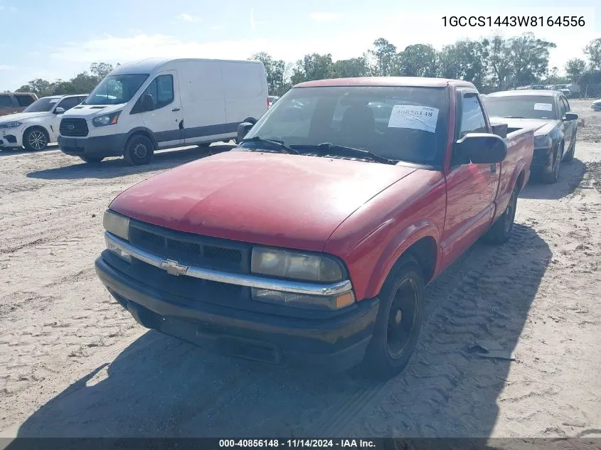 1998 Chevrolet S-10 Fleetside VIN: 1GCCS1443W8164556 Lot: 40856148