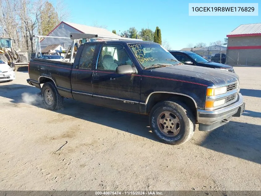 1998 Chevrolet K1500 Fleetside VIN: 1GCEK19R8WE176829 Lot: 40875474