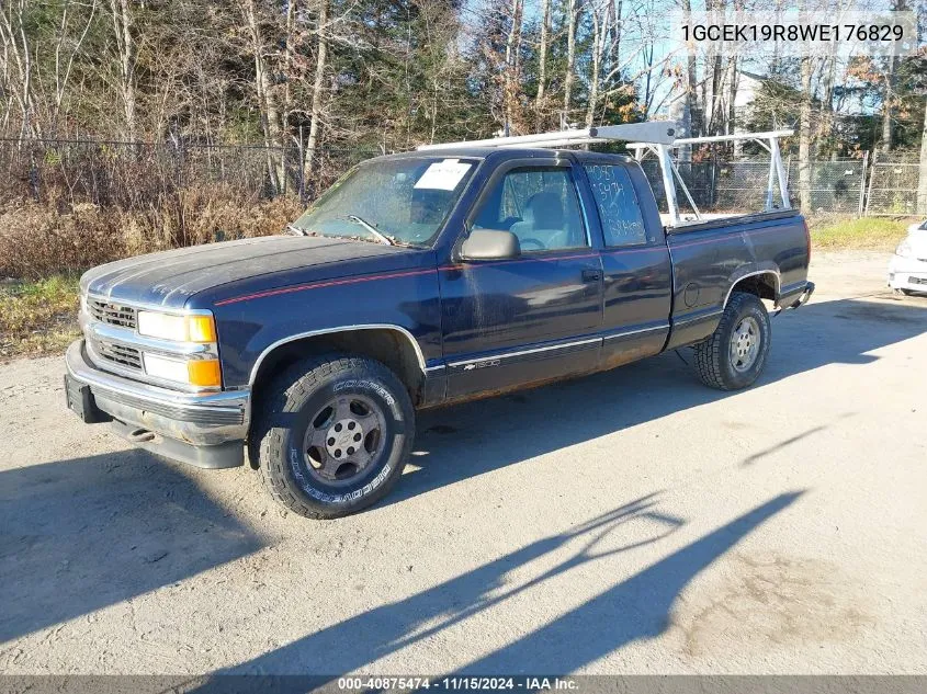 1998 Chevrolet K1500 Fleetside VIN: 1GCEK19R8WE176829 Lot: 40875474