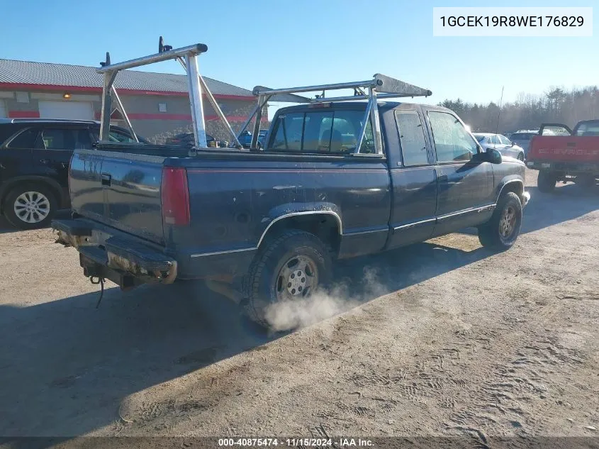 1998 Chevrolet K1500 Fleetside VIN: 1GCEK19R8WE176829 Lot: 40875474