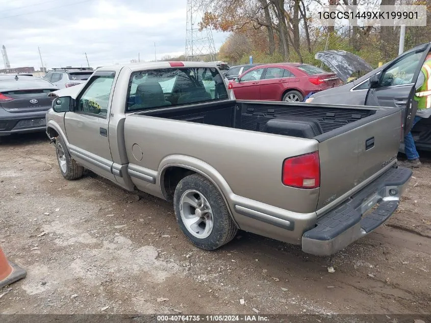 1GCCS1449XK199901 1999 Chevrolet S-10 Ls