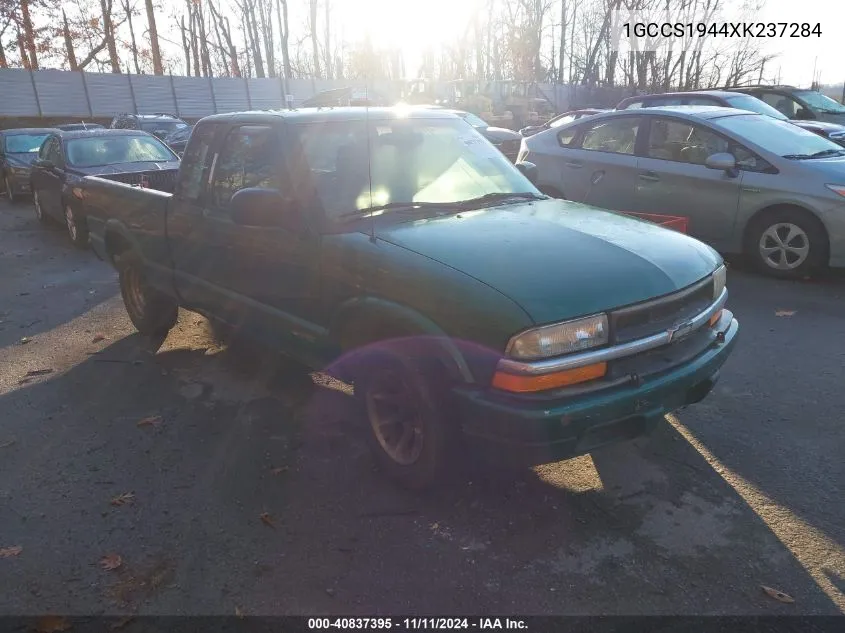 1999 Chevrolet S-10 Ls VIN: 1GCCS1944XK237284 Lot: 40837395