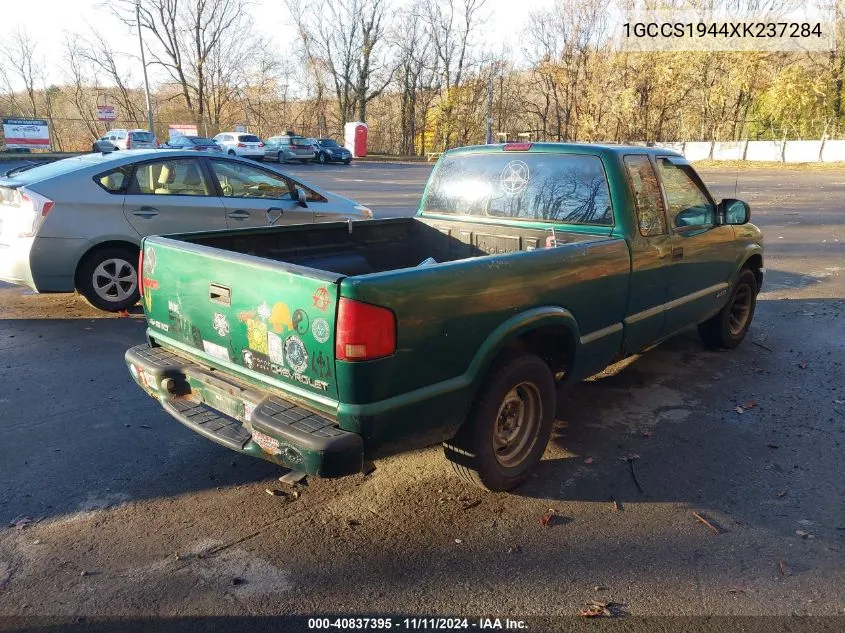 1999 Chevrolet S-10 Ls VIN: 1GCCS1944XK237284 Lot: 40837395