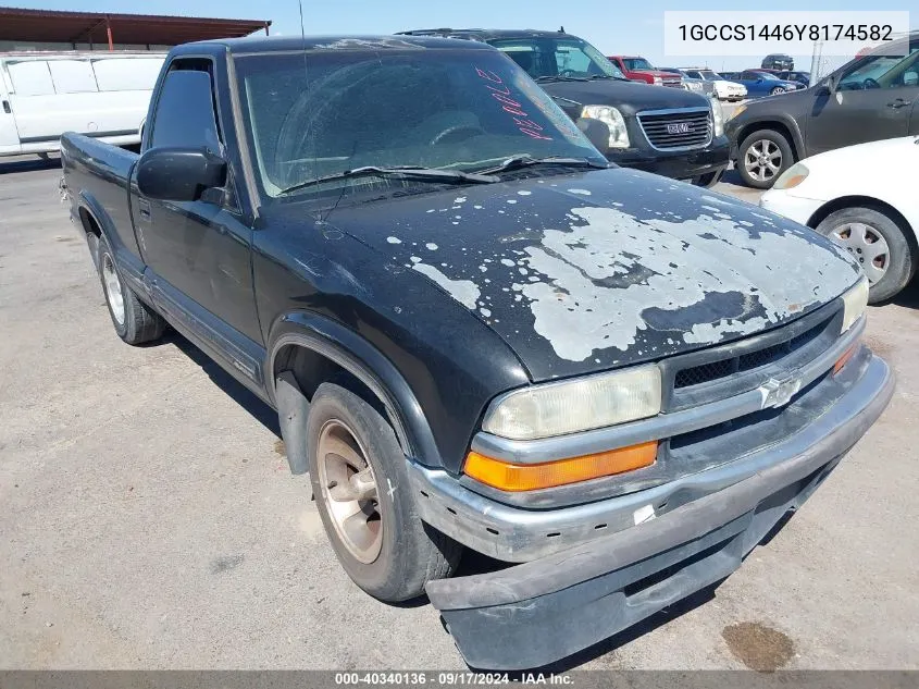 1GCCS1446Y8174582 2000 Chevrolet S-10 Ls