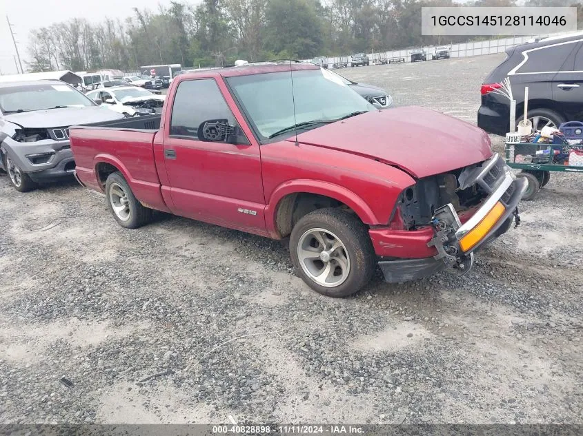 2002 Chevrolet S Truck Ls VIN: 1GCCS145128114046 Lot: 40828898