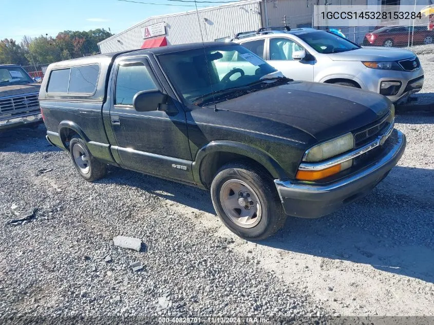 2002 Chevrolet S-10 Ls VIN: 1GCCS145328153284 Lot: 40829701