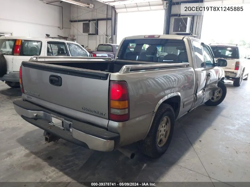 1999 Chevrolet Silverado 1500 Ls VIN: 2GCEC19T8X1245885 Lot: 39378741