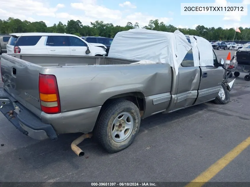 1999 Chevrolet Silverado 1500 Ls VIN: 2GCEC19TXX1120712 Lot: 39651397