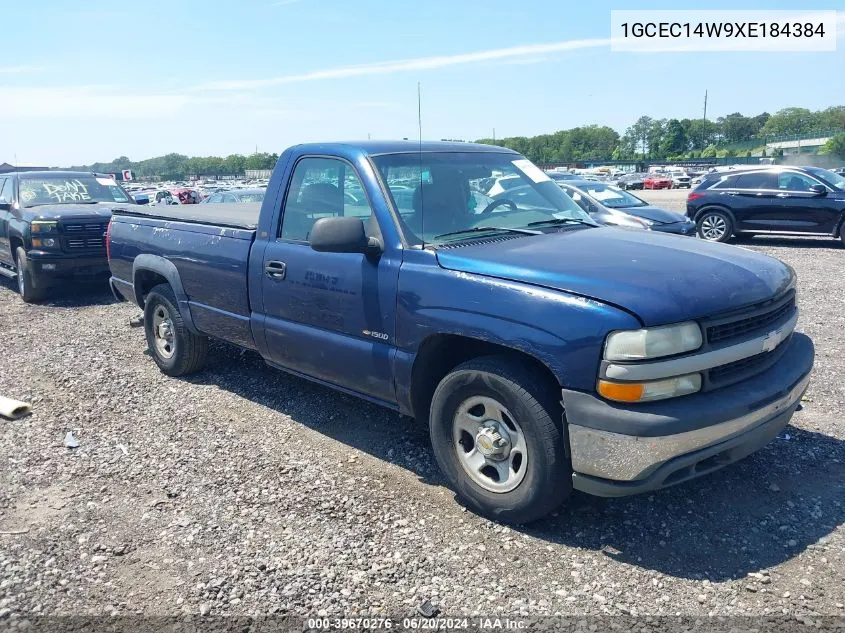 1999 Chevrolet Silverado 1500 VIN: 1GCEC14W9XE184384 Lot: 39670276