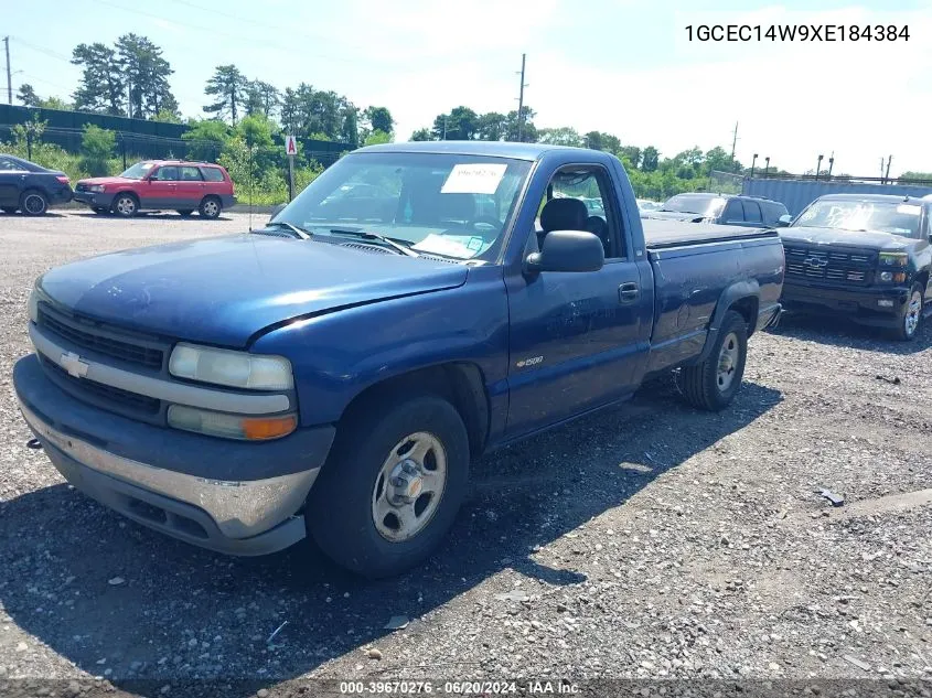 1999 Chevrolet Silverado 1500 VIN: 1GCEC14W9XE184384 Lot: 39670276