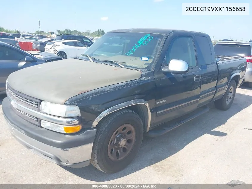 1999 Chevrolet Silverado 1500 Ls VIN: 2GCEC19VXX1156658 Lot: 40065820