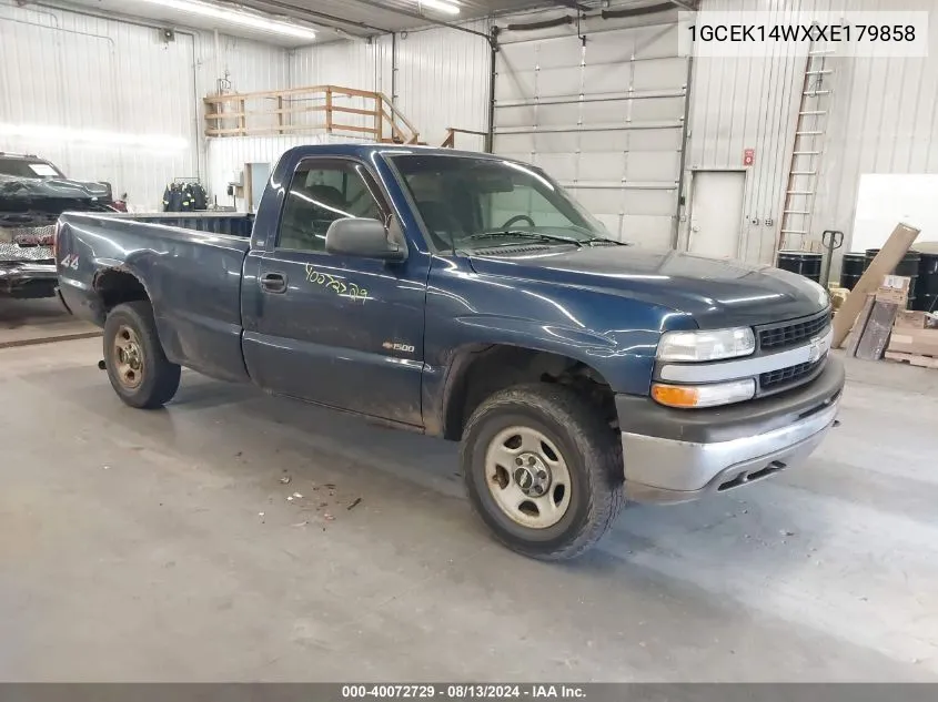 1999 Chevrolet Silverado 1500 VIN: 1GCEK14WXXE179858 Lot: 40072729