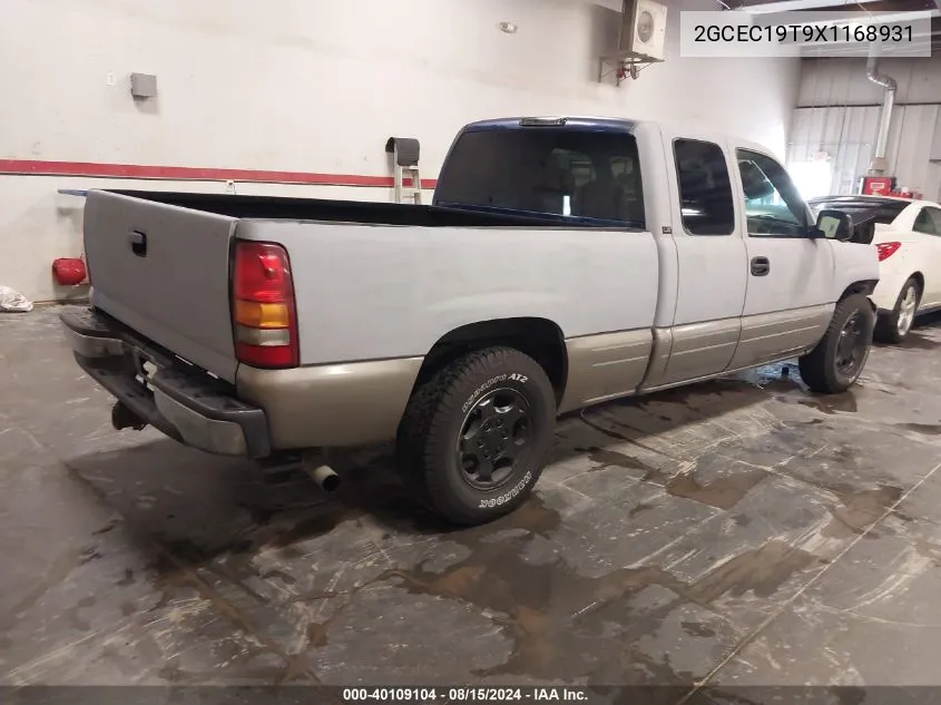 2GCEC19T9X1168931 1999 Chevrolet Silverado 1500 Ls