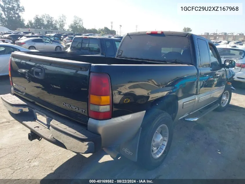 1999 Chevrolet Silverado 2500 Ls VIN: 1GCFC29U2XZ167968 Lot: 40169582