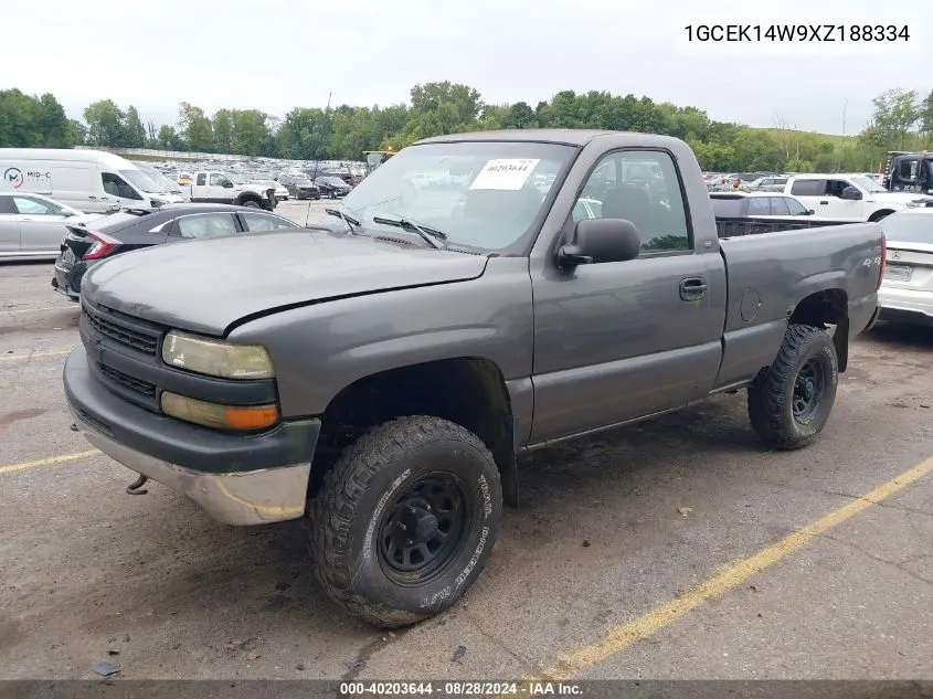 1999 Chevrolet Silverado 1500 VIN: 1GCEK14W9XZ188334 Lot: 40203644