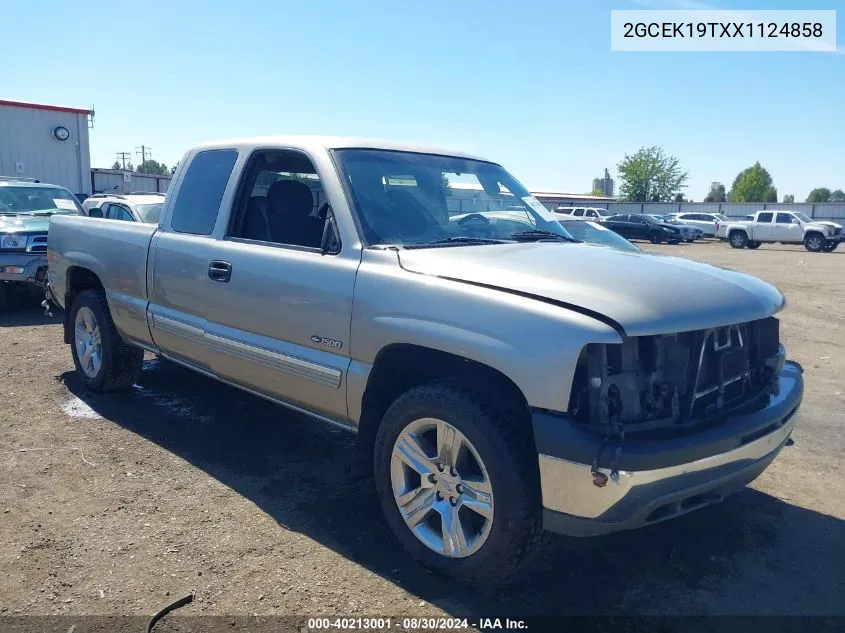 1999 Chevrolet Silverado 1500 Ls/Lt VIN: 2GCEK19TXX1124858 Lot: 40213001