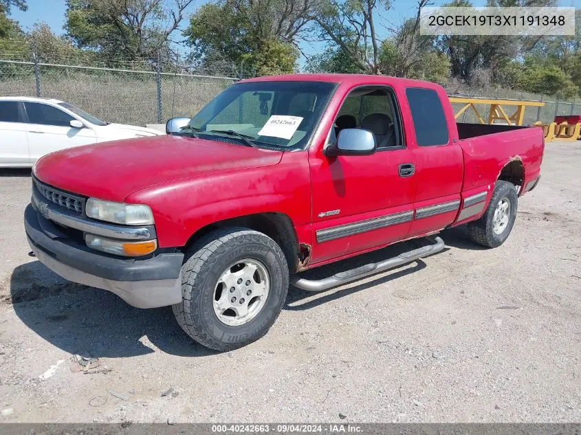 2GCEK19T3X1191348 1999 Chevrolet Silverado 1500 Ls/Lt