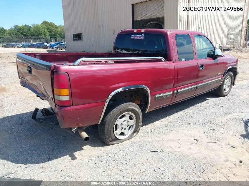 1999 Chevrolet Silverado 1500 Ls VIN: 2GCEC19W9X1249566 Lot: 40250601