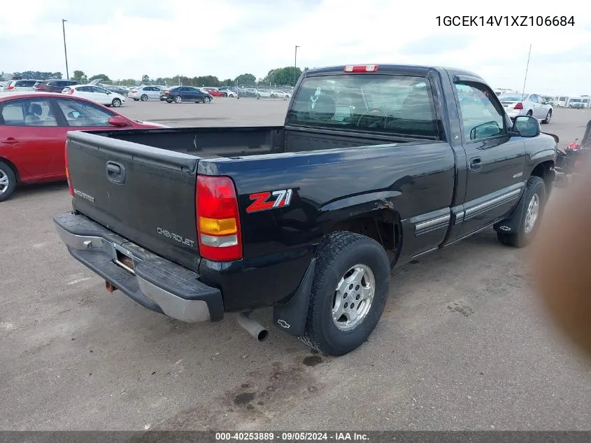 1999 Chevrolet Silverado 1500 Ls VIN: 1GCEK14V1XZ106684 Lot: 40253889