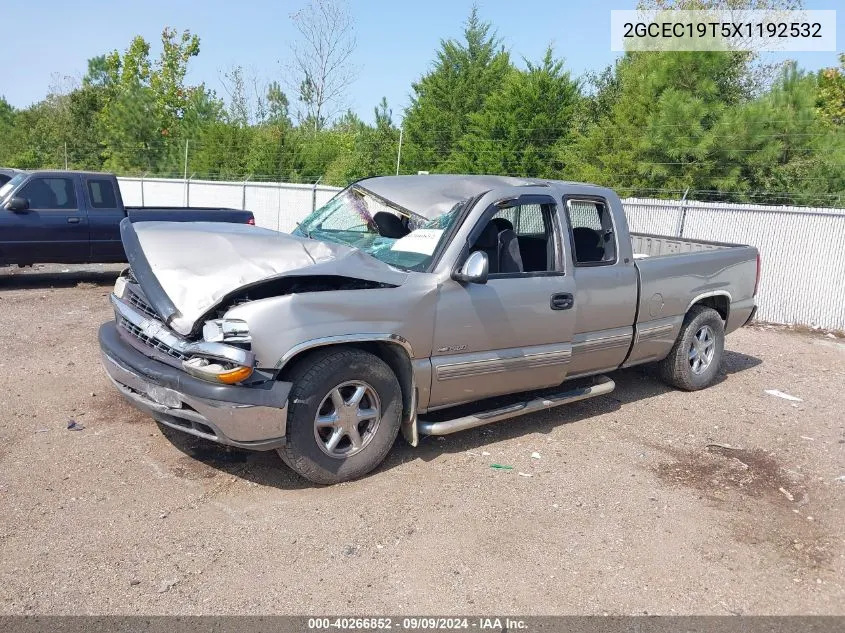 1999 Chevrolet Silverado 1500 Ls VIN: 2GCEC19T5X1192532 Lot: 40266852